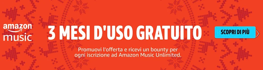Amazon Music 3 mesi gratis